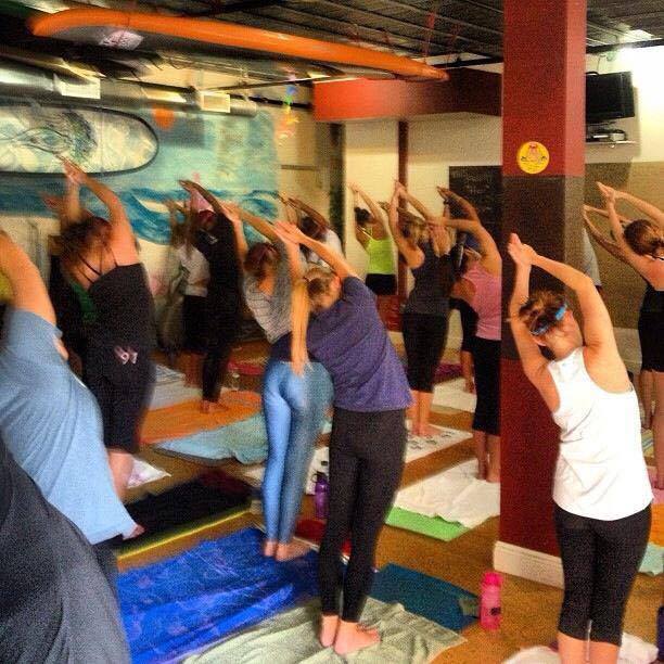 Packed Class at Yoga Energy
